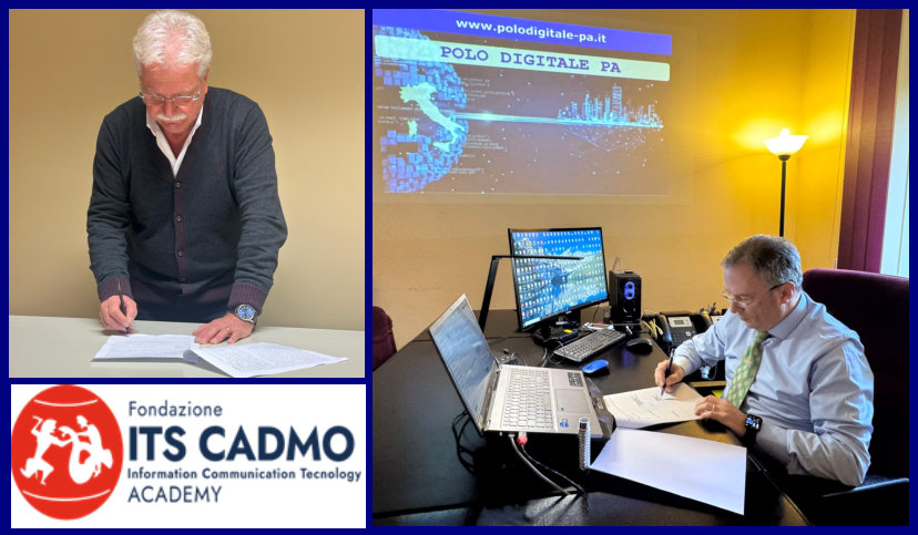 Accordo Quadro tra Polo Digitale Calabria e ITS CADMO Academy  per rafforzare formazione, innovazione e competenze digitali nel territorio